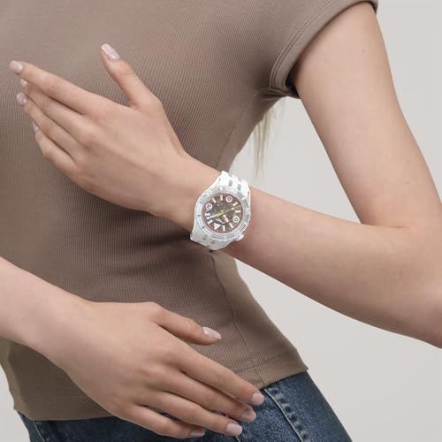 Swatch Unisex Casual Watch Transparent Bio-sourced Quartz Aurelia Aurita