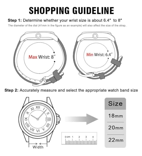 Ritche Sailcloth Watch Band Quick Release Watch Strap Compatible with Timex / Seiko / Fossil / Citizen Watch Bands for Men Women, 20mm, Sailcloth, no gemstone