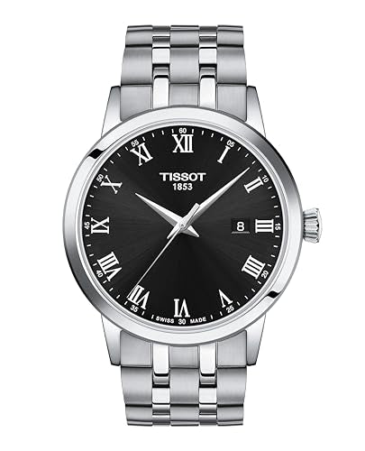 Tissot mens Classic Dream Stainless Steel Dress Watch Grey T1294101105300