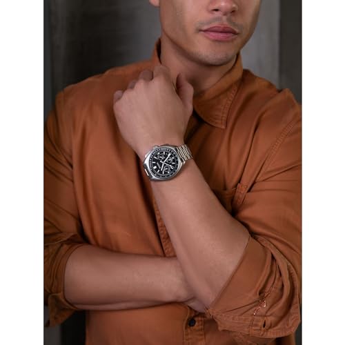 Bulova Men's Archive Series Lunar Pilot 6-Hand Chronograph High Performance Quartz Stainless Steel, Sapphire Crystal Style: 96B258