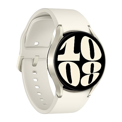 SAMSUNG Galaxy Watch 6 40mm Bluetooth Smartwatch w/ Fitness Tracker, Personalized HR Zones, Advanced Sleep Coaching, Heart Monitor, BIA Sensor, US Version, Gold (Renewed)