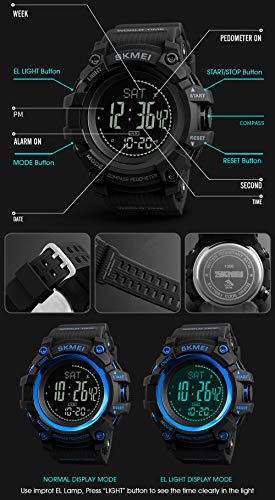Gosasa S Shock Military Sports Watches Compass Pedometer Mens Watch Digital Waterproof Electronic Watches Men Wristwatch