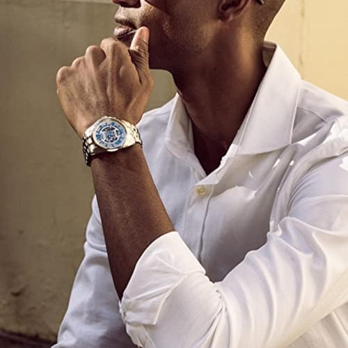 Bulova Men's Classic Sutton 3-Hand 21-Jewel Automatic Watch, 42 Hour Power Reserve, Skeleton Dial, Luminous Hands, 100M Water Resistant, 43mm