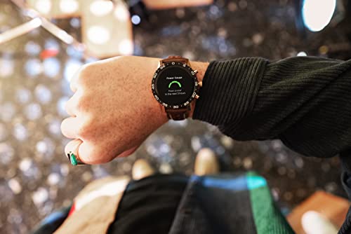Citizen CZ Smart PQ2 44MM Sport Smartwatch with YouQ App with IBM Watson® AI and NASA Research, Wear OS by Google, HR, GPS, Fitness Tracker, Amazon Alexa™, iPhone Android Compatible, IPX6 Rating