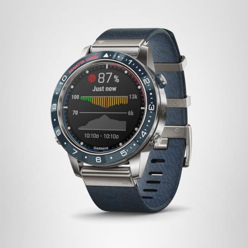 Garmin MARQ Captain, Men's Luxury Tool Watch with Advanced Nautical Features, Track Wind Speed, Direction, Temperature and Tide Information