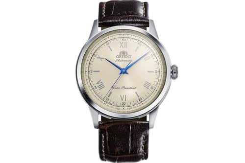 Orient Bambino No Date | Automatic/Hand-Winding Automatic Movement | 38.4 mm Stainless Steel Dress Watch | Unisex | Champagne Dial | RA-BB0003Y30B