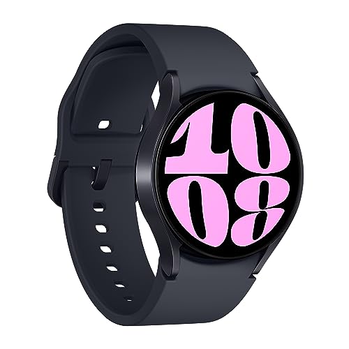 SAMSUNG Galaxy Watch 6 44mm Bluetooth Smartwatch w/ Fitness Tracker, Personalized HR Zones, Advanced Sleep Coaching, Heart Monitor, BIA Sensor, Biggest Screen, US Version, Graphite (Renewed)