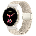 Folavii 20mm Magnetic Braided Nylon Band Compatible With Garmin Vivoactive 6/Vivoactive 5/3/3 Music Watch Bands, Quick Release Stretchy Strap Replacement for Venu Sq 2/Forerunner 55/165/245/645