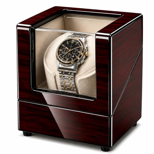 YUNSCEND Single Watch Winder for Automatic Watches, UXSYQ001Y