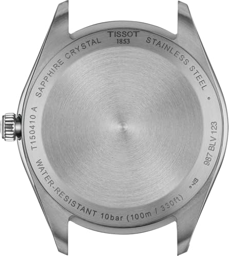 Tissot PR 100 Quartz 40mm, Swiss Quartz Watch for Men, Stainless Steel Case, Grey Dial, T1504101108100