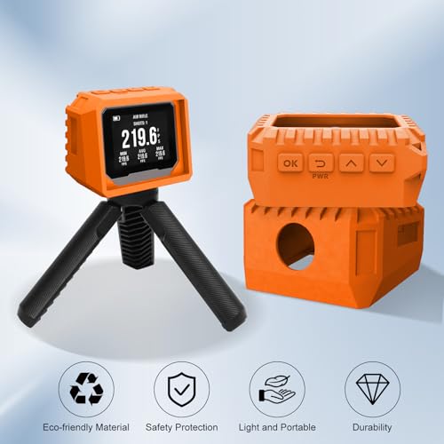 SKIDAYO Silicone Protective Case for Garmin Xero C1 Pro/Xero C2 Chronograph - Shockproof, Durable Design (Orange)