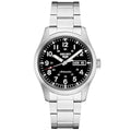 SEIKO SRPG27 Automatic Watch for Men - 5 Sports - Black Dial, Day/Date Calendar, Luminous Hands & Numeral Markers, Stainless Steel, 100m Water-Resistant