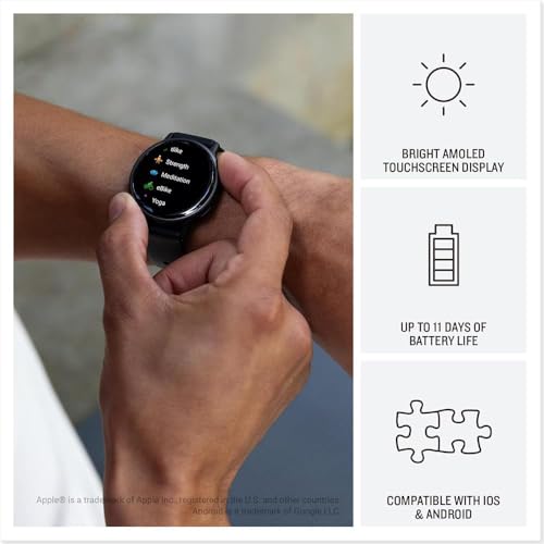 Garmin vívoactive 5, Health and Fitness GPS Smartwatch, AMOLED Display, Up to 11 Days of Battery (Renewed) (Slate)