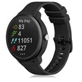 GEAK Compatible with Garmin Vivoactive 5 Watch Bands/Garmin Vivoactive 3 Watch Bands,20mm Silicone Band for Vivoactive 3 Music/Vivomove Sport,Forerunner 645/245 Music Smartwatch Women Men Black