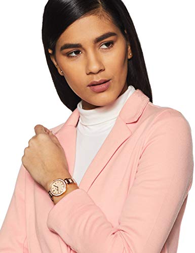 Karli Three-Hand Rose Gold-Tone Stainless Steel Watch