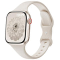 DYKEISS Sport Slim Silicone Band Compatible for Apple Watch Band 38mm 42mm 40mm 44mm 41mm 45mm 49mm, Thin Soft Narrow Replacement Strap Wristband for iWatch Ultra Series 8/7/SE/6/5/4/3/2/1 Women Men