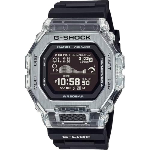 Casio G-Shock G-LIDE GBX-100 Series Digital Black Resin Watch 50.9mm - GBX100S-1