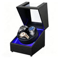 J&T Technology Watch Winder for Automatic Watches,Automatic Watch Winder with LED Light,Rotating Watch Case with Japanese Quiet Motor,4 Rotation Modes,USB Type C