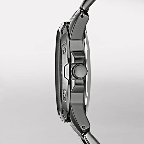 Relic by Fossil Men's Damon Gunmetal Gray Stainless Steel Bracelet Automatic Watch for Men, Luminous Hands