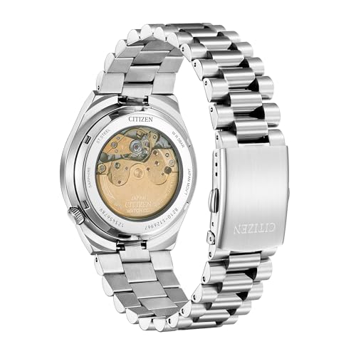 Citizen Men's Automatic Tsuyosa Sport Luxury Watch, Yellow Dial, Stainless Steel Bracelet and Case (Model: NJ0150-56Z)