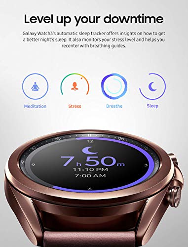 Samsung Galaxy Watch 3 (41mm, GPS, Bluetooth) Smart Watch Mystic Bronze (US Version, ) (Renewed)