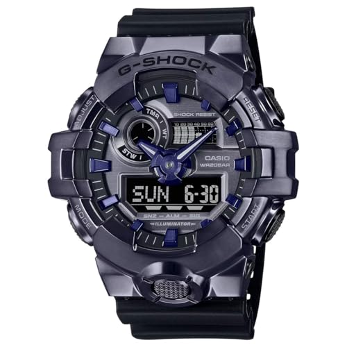 Casio G-Shock G-Steel Dark Purple Analog Digital Watch GM700P-6A