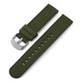 Timex 20mm Fabric Strap – Green with Silver-Tone Buckle
