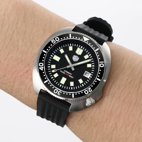 watchdives Rubber Waffle Watch Band, Fast Release Soft Rubber Watch Strap Waterproof Replacement Watchbands with Two Fixing Loops for Men & Women (Black-Fast Release, 22mm)
