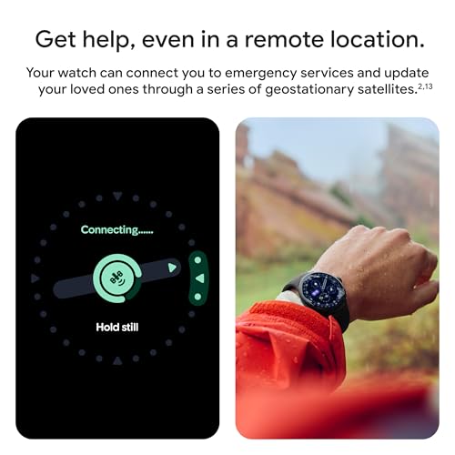 Google Pixel Watch 4 (45mm) - Android Smartwatch with Heart Rate and Sleep Tracking - 30-Hour Battery - Fitness Tracking - Google AI - Satin Moonstone Aluminum Case - Moonstone Active Band - Wi-Fi