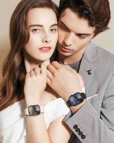 6 Pack Sport Bands Compatible with Apple Watch Bands 38mm 40mm 41mm 42mm 44mm 45mm 46mm 49mm for Women Men, Soft Wristband Silicone Sport Strap for iWatch Bands Series 11 10 9 8 7 6 5 4 3 2 1 Ultra SE