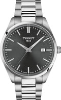Tissot PR 100 Quartz 40mm, Swiss Quartz Watch for Men, Stainless Steel Case, Grey Dial, T1504101108100
