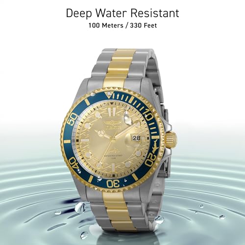 Invicta Men's Pro Diver Quartz Watch, Two Tone, 30022