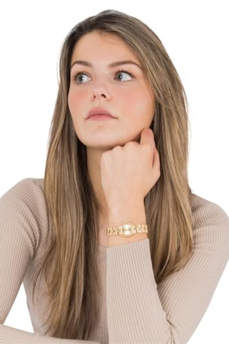Invicta Women's 0134 Wildflower Collection 18k Gold-Plated Crystal Accented Watch