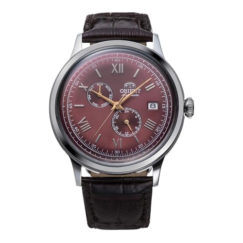 Orient Bambino Version 8 Weekly Calendar Automatic Dress Watch Model: RA-AK0705R30B