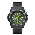 Luminox - Navy Seal XS.3597 - Mens Watch 45mm - Military Dive Watch in Black/Green Date Function Chronograph 200m Water Resistant - Mens Watches - Made in Switzerland