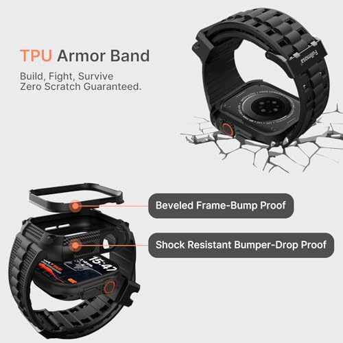 Fullmosa Band with Case for Apple Watch 49/46/45/44/42/41/40mm
