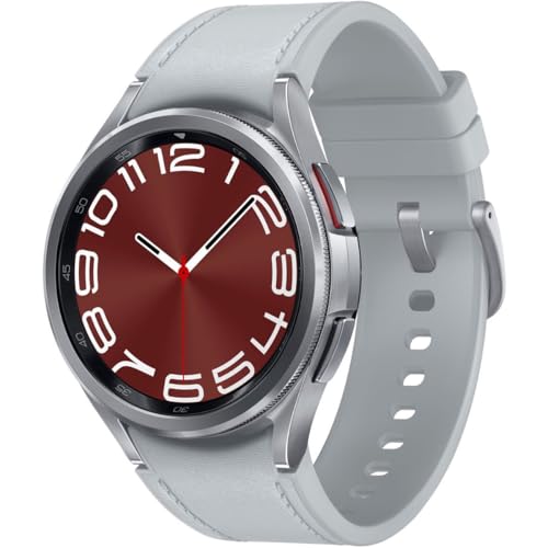 Samsung Galaxy Watch 6 Classic 43mm LTE Smartwatch, Rotating Bezel, Fitness Tracker, Personalized HR Zones, Advanced Sleep Coaching, Heart Monitor, US Version, Silver (Renewed)