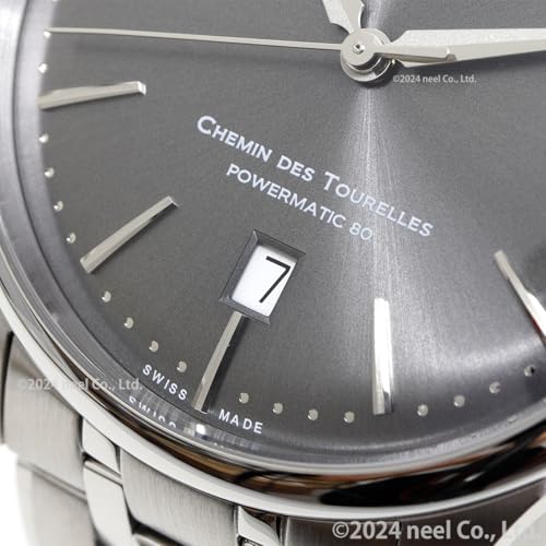 Tissot Chemin des Tourelles Powermatic 80, Swiss Automatic Watch for Men, 39mm, Stainless Steel Case, T1398071106100