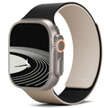 MOFT Snap Duo Watch Bands Compatible with Apple Watch,Quick Magnetic Wear,Duo-Color&Soft Silicone,iWatch Bands for Ultra 3/2/1,Series 11/10/9/8/7/SE/6/5/4/3/2/1, 42/44/45/46/49mm,Vast Black x Stardust