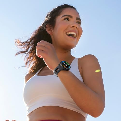GEAK 20mm Quick Release Compatible with Garmin Vivoactive 6/5/3 Watch Band/Venu/Venu SQ, 20mm Adjustable Silicone Sports Strap Replacement Band for Forerunner 245/245 Music/645/645 Music Men Women