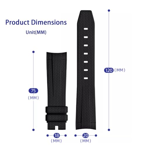 Nizonlaie Silicone Rubber Bands for Omega X Swatch Moonswatch Watch Strap 20mm Curved End Weave Style Premium Silicone Rubber Replacement Strap Women Men,for Omega Swatch Moonswatch Speedmaster