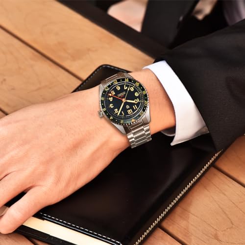 Pagani Design Watches for Men Automatic Mechanical GMT Watch 40mm Sapphire Glass 316L Stainless Steel Waterproof Diver Business Men's Wrist Watches