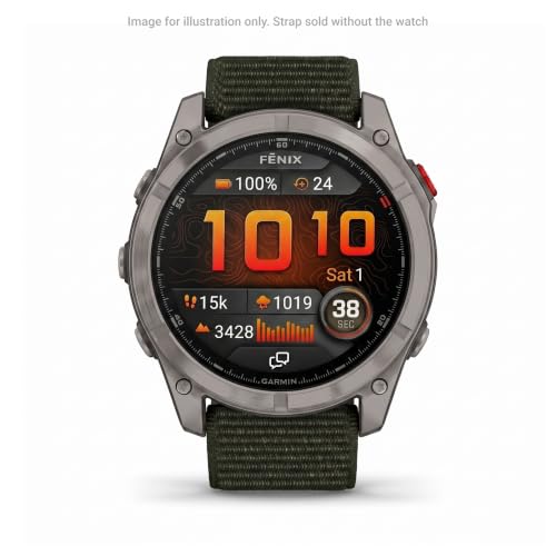 Garmin UltraFit Nylon Strap (26 mm) - Moss