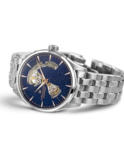 Hamilton Jazzmaster Automatic Mens Watch, 42mm Stainless Steel, Blue Dial