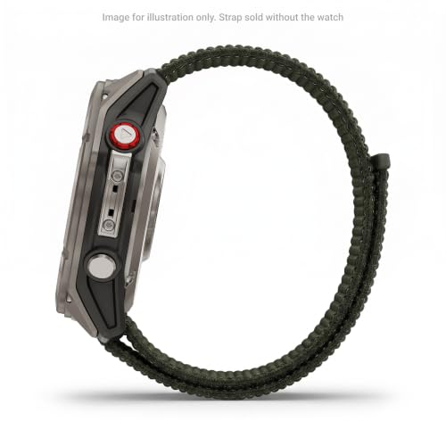 Garmin UltraFit Nylon Strap (26 mm) - Moss