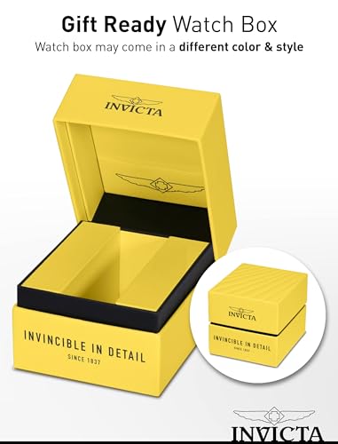 Invicta Men's 14877 Specialty Chronograph Black Textured Dial Two Tone Stainless Steel Watch