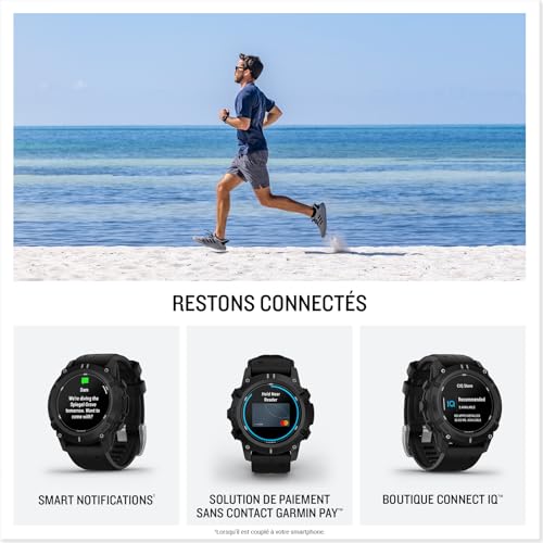Garmin® Descent™ G2, Watch-Style Dive Computer, Bright AMOLED Display, Multiple Dive Modes, Health and Wellness Features, Black with Black Band