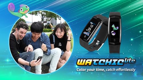 Brook Pocket Auto Catch Watchic Lite with Keychain – Auto Catcher, IPX7 Waterproof, 0.96” Color Display, Long Battery Life, Pocket Monster Accessory (Exclusive Version)