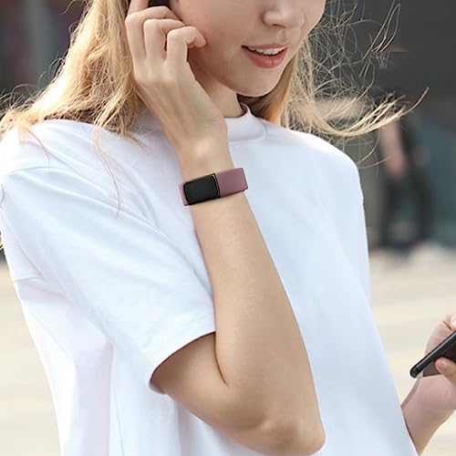 6 Pack for Fitbit Charge 6 Bands/Fitbit Charge 5 Band Women Men, Soft Silicone Waterproof Adjustable Sport Replacement Wristband Strap Compatible with Fitbit Charge 6 / Charge 5 Fitness Trackesr