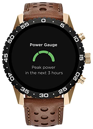 Citizen CZ Smart PQ2 44MM Sport Smartwatch with YouQ App with IBM Watson® AI and NASA Research, Wear OS by Google, HR, GPS, Fitness Tracker, Amazon Alexa™, iPhone Android Compatible, IPX6 Rating